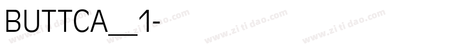 BUTTCA__1字体转换