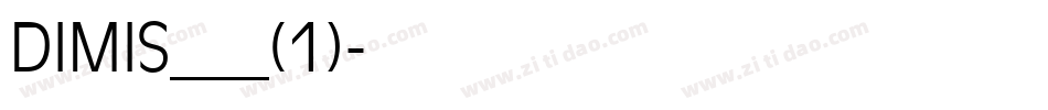 DIMIS___(1)字体转换