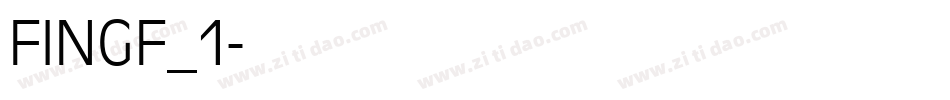 FINGF_1字体转换