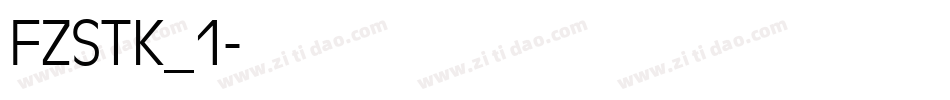 FZSTK_1字体转换
