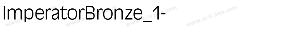 ImperatorBronze_1字体转换