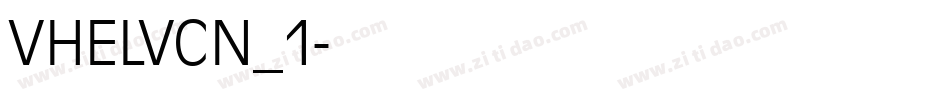 VHELVCN_1字体转换