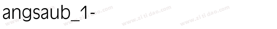 angsaub_1转换器字体转换