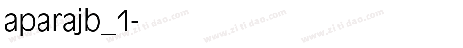 aparajb_1字体转换