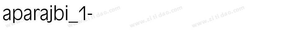 aparajbi_1字体转换