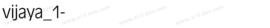 vijaya_1字体转换