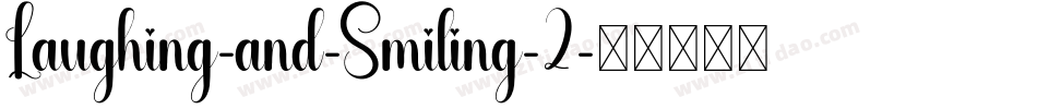 Laughing-and-Smiling-2字体转换