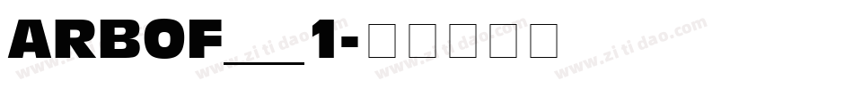 ARBOF___1字体转换