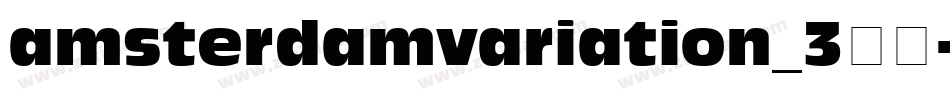 amsterdamvariation_3字体字体转换