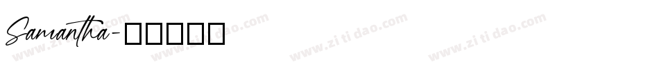 Samantha字体转换