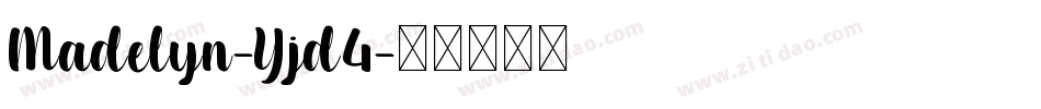 Madelyn-Yjd4字体转换