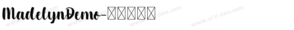 MadelynDemo字体转换
