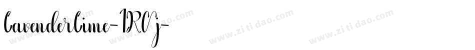 LavenderLime-1RVj字体转换