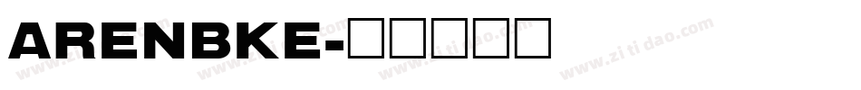 ARENBKE字体转换