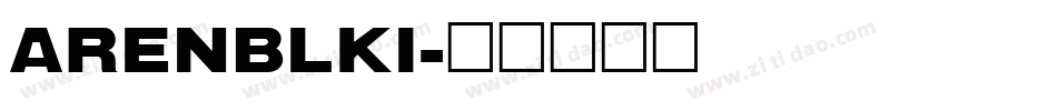ARENBLKI字体转换