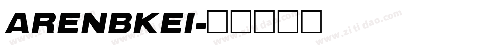 ARENBKEI字体转换