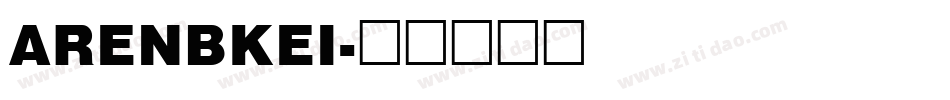 ARENBKEI字体转换