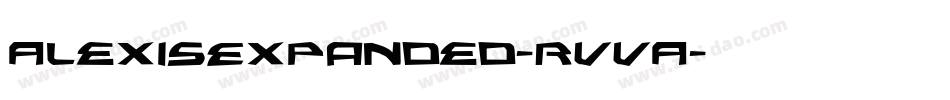 AlexisExpanded-RVVA字体转换
