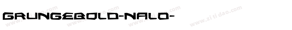 GrungeBold-nAl0字体转换