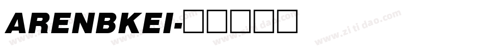 ARENBKEI字体转换