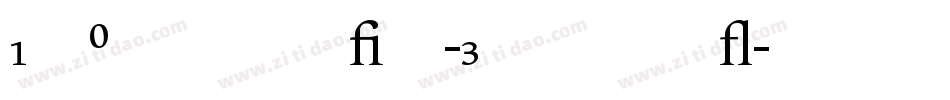 LeAsterix-Normal字体转换