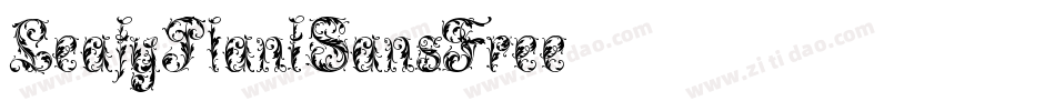 LeafyPlantSansFree字体转换