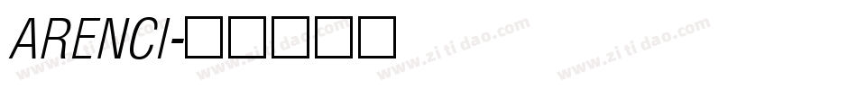 ARENCI字体转换