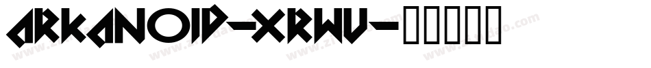 Arkanoid-xRWV字体转换