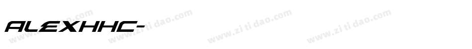 alexhhc字体转换