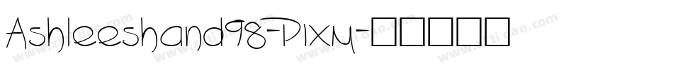 Ashleeshand98-P1xm字体转换