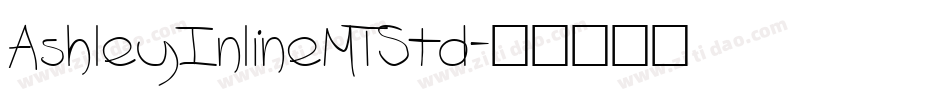 AshleyInlineMTStd字体转换