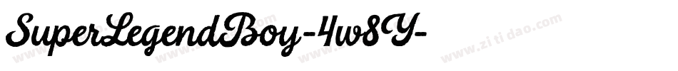 SuperLegendBoy-4w8Y字体转换