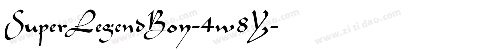 SuperLegendBoy-4w8Y字体转换