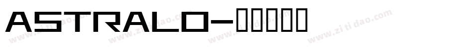 ASTRALO字体转换