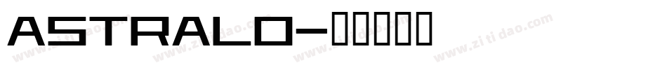 ASTRALO字体转换