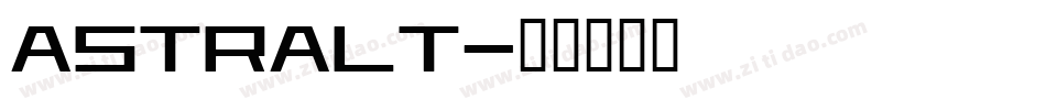 ASTRALT字体转换