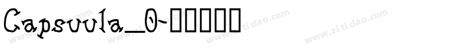 Capsuula_0字体转换