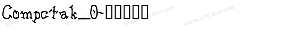 Compctak_0字体转换
