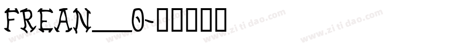 FREAN__0字体转换