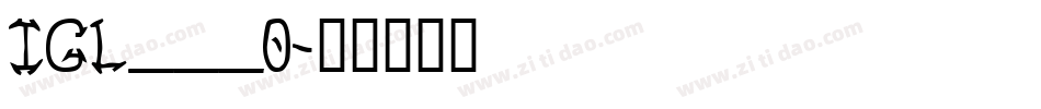 IGL___0字体转换