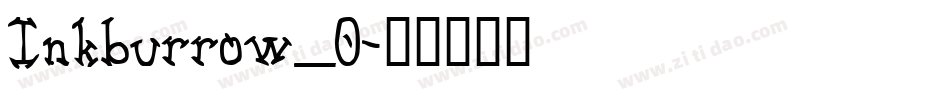 Inkburrow_0字体转换