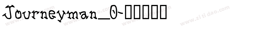 Journeyman_0字体转换