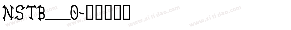 NSTB__0字体转换