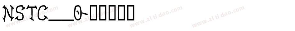 NSTC__0字体转换