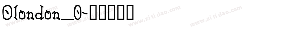 Olondon_0字体转换