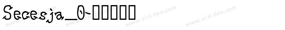 Secesja_0字体转换