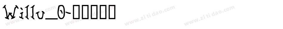 Willu_0字体转换
