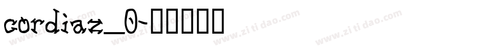 cordiaz_0字体转换