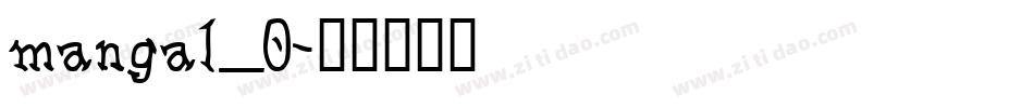 mangal_0字体转换