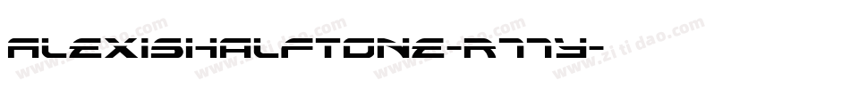 AlexisHalftone-r77y字体转换
